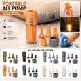 thumbnail image 3 of Portable Air Pump for Inflatables Ultra Fast Air Mattress Pump, Camping Light, Electric Air Pump Inflate/Deflate for Air Mattress, Pool Floats, Vacuum Storage Bags, 3 of 3