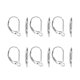thumbnail image 1 of 8 pendientes de plata en forma de D, elegantes ganchos para las orejas, delicados accesorios para colgar las orejas, joyería para mujeres y niñas (plata), 1 of 6