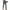 Dark Grey, variant on Women's Plain Straight Leg Black Suit Pants M (6)