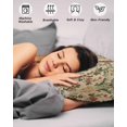 thumbnail image 4 of Rustic Botanical Pillow Covers King Size 2 Pack, Vintage Floral Wildflower Soft Bed Throw Pillowcases Breathable Cooling Long Lumbar Body Pillow Sham Cover for Bed Sofa 20''x36'', 4 of 7