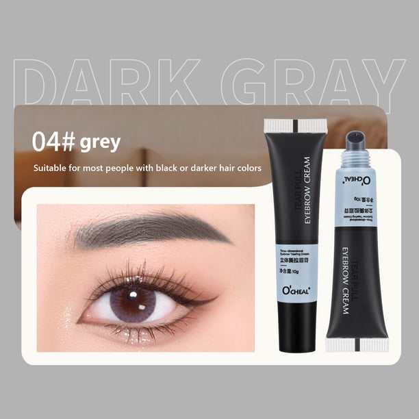 Pisexur Belleza Maquillaje Pegamento para cejas Tear Pull, pasta para teñir cejas, fácil de teñir, maquillaje de 10 gpara mujeres y hombres