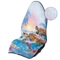 thumbnail image 6 of Bulopur Tropical Front Car Seat Towel Sea Turtle Universal Sweat Carseat Protector for Beach Breathable Athletic Towel for Summer Car Decor Fit SUV Sedan Truck, 6 of 8