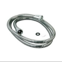 Delta Faucet 346783 59 in. Master Plumber, Plastic Shower Hose - Chrome with Black Trim