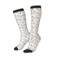 thumbnail image 3 of Salouo Pink skates Print Women's Men's Ankle Socks 1-pack Casual Athletic Socks for Unisex Adult Moisture-Wicking Socks for Daily Wear/Running/Sport, 3 of 8