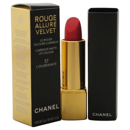 Rouge Allure Velvet Luminous Matte Lip Colour - # 37 LExuberante by Chanel for Women - 0.12 oz