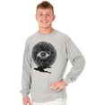 thumbnail image 5 of Eye Symbolic Celestial Spiritual Long Sleeve TShirt Men Women Brisco Brands X, 5 of 6
