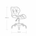 thumbnail image 2 of Silla de oficina con respaldo geométrica ergonómica ilios innova Gris, 2 of 10