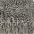 thumbnail image 4 of HOME SOFT THINGS OTOMAN/TABURETE DE PELO SINTÉTICO MONGOL, REPOSAPIÉS TAPIZADO, PATAS DE METAL NEGRO Y ASIENTO ACOLCHADO. 48x33x43CM, GRIS., 4 of 5