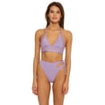 thumbnail image 2 of Isabella Rose Womens Queensland Halter Top Solid Nylon Bikini Swim top, 2 of 6