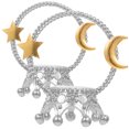 thumbnail image 1 of Shisuyan Crystal Ball Support Base Crown Design Round Shape Silver 2Pack 3x2x3in, 1 of 8