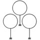 thumbnail image 2 of Soporte de pared multifuncional para balones de baloncesto (3 unidades). Incluye expositor y soporte para balones., 2 of 7