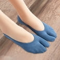 thumbnail image 1 of Calcetines sin punta Salvador para mujer Calcetines con punta dividida informales Azul oscuro, 1 of 10