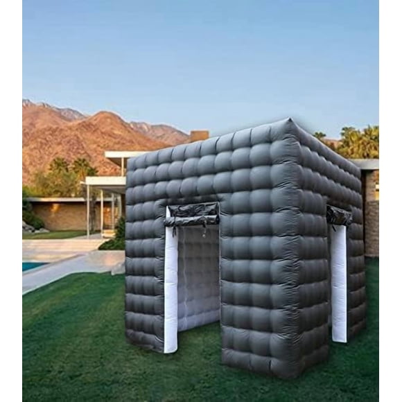 Cabina inflable para fotos Xmaybang con 2 puertas y luces LED