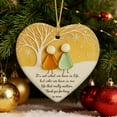 thumbnail image 4 of TanSiDing 1pcs Heart Friendship Christmas Ornament Pendant - Festive Holiday Tree Decoration for Best Friends, Durable Keepsake Gift for Memorable Celebrations, 4 of 9