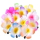 thumbnail image 1 of 10 clips coloridos de flores de plumeria hawaiana, pasadores de pelo de flores hawaianas, pinzas para el pelo de fiesta en la playa, horquillas de flores tropicales artificiales para accesorios para e, 1 of 4