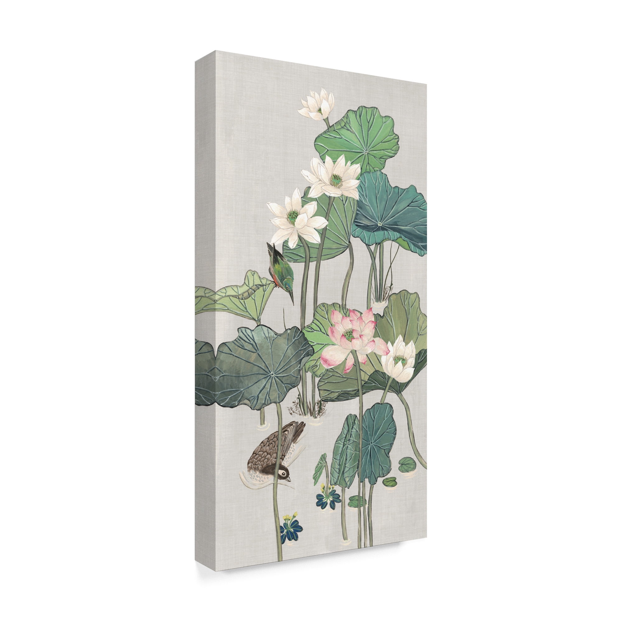 Trademark Fine Art 'Lotus Pond II' Canvas Art by Melissa Wang