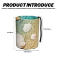 thumbnail image 3 of Kdxio Starfish And Seashell Car Trash Can Garbage Car Accessories Trash Can Car Waste Bin for for Driver and Passenger Any Vehicle, 3 of 7