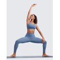 thumbnail image 4 of CRZ YOGA Butterluxe Strappy Longline Sports Bras for Women Double Spaghetti Strap Workout Yoga Crop Top, 4 of 6