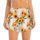thumbnail image 2 of Balery Sunflower 5 Pantalones cortos deportivos para mujer con forro y dos bolsillos, elásticos, para entrenamiento, gimnasio, yoga-Medium, 2 of 7