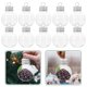thumbnail image 3 of 10 Uds. Botellas de jugo transparentes, contenedores de Yogurt, botellas vacías de leche fría, botellas de jugo para fiesta de verano, 3 of 8