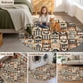 thumbnail image 5 of Farmhouse Checkered Round Area Rug 3.3Ft Washable Circle Rugs for Dining Room Table, Rustic Retro Farm Life Assembling Non-Slip Carpet Floor Mats Indoor Outdoor Carpet Runner Aesthetic Home Decor, 5 of 8