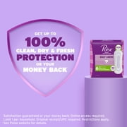 Poise Adult Incontinence Panty Liners, 2 Drop Light Absorbency, Extra Coverage, 72 Count