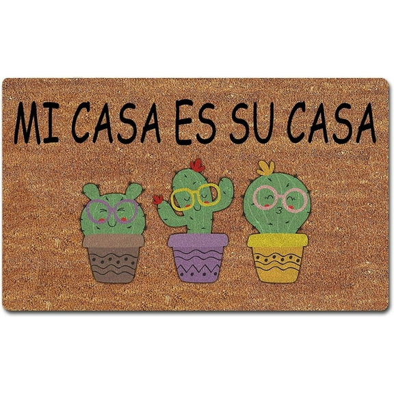 Welcome to The Shitshow Door Mat 17×30 Inch Funny Coir Doormat for Outdoor Entrance with Non-Slip Backing Easy Cleaning Perfect for Front Door and Entryway Mat Halloween.