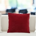 thumbnail image 2 of Agiferg Chenille Square Pillow Cover Sofa Cushion Light Luxury Style Bedside Backrest Without Core Pillow, 2 of 2
