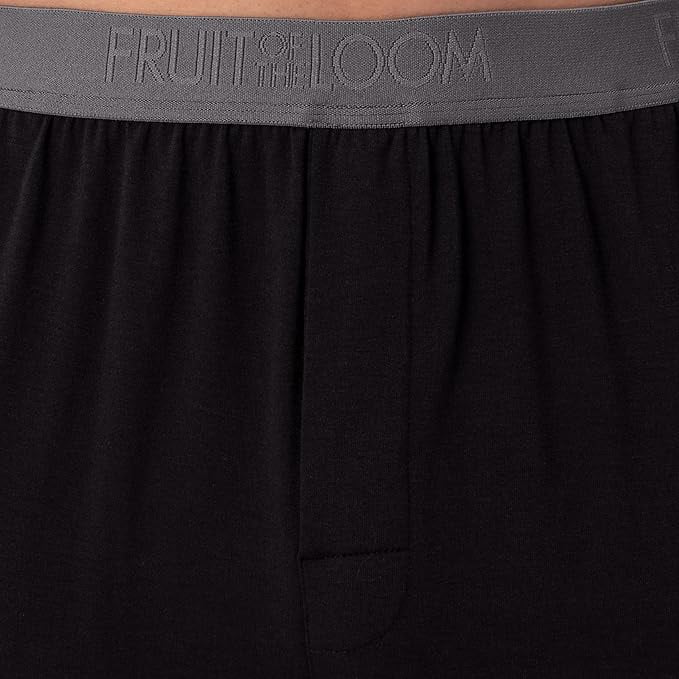 Fruit Of The Loom Heren, Uitgebreide Maten, Jersey, Gebreide Pyjama Lounge Broek Set Van 1 2 L 2522160161
