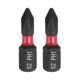 thumbnail image 1 of Uxcell 2pcs PH1 Punta de destornillador Phillips 1/4" Hex 25mm Magnética, 1 of 7