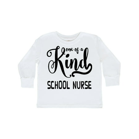 

Inktastic Gift for School Nurses | One of a Kind School Nurse Gift Toddler Boy or Toddler Girl Long Sleeve T-Shirt
