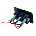 thumbnail image 1 of Panel de interruptor de Balancín de Barcas, DC12V-24V Multi PropÓsito EN OFF OFF OFF OFF OFF TOGNGLE 3 PAND 3 PIN para RV Para Car para UTV, 1 of 7