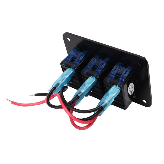 Panel de interruptor de Balancín de Barcas, DC12V-24V Multi PropÓsito EN OFF OFF OFF OFF OFF TOGNGLE 3 PAND 3 PIN para RV Para Car para UTV