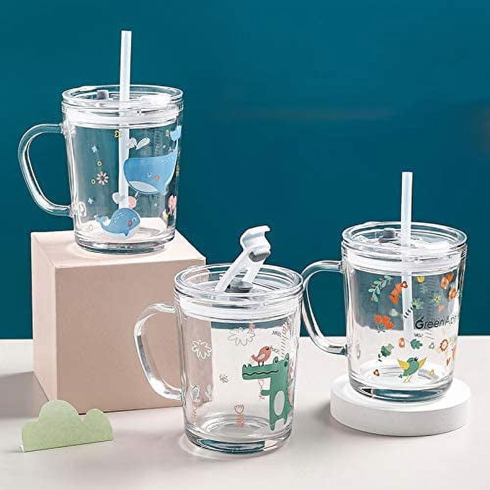 The CUTEST glass cups from TikTok Shop!! They are having a flash sale , glass  cups and straw