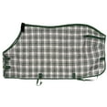 thumbnail image 2 of Tough 1  Green Plaid Deluxe Mesh Fly Sheet Green/Hunter 78, 2 of 2