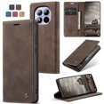 thumbnail image 4 of Funda FOXDOCK cartera de cuero retro para FOXDOCK Redmi Note 15 Pro 4G – Resistente a golpes, ranuras para tarjetas – Marrón, 4 of 5