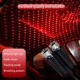 thumbnail image 3 of Proyector de estrellas con luz nocturna USB, luz LED 2 en 1 para techo de coche, luz interior romántica roja, azul y verde, proyector de estrellas USB ajustable para techo de coche, decoración para co, 3 of 5