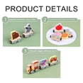 thumbnail image 6 of Wooden Magnetic 11-Joint Small Train Toy, Creative Magnetic Train for Imaginative Play and Learning Gift, 6 of 7
