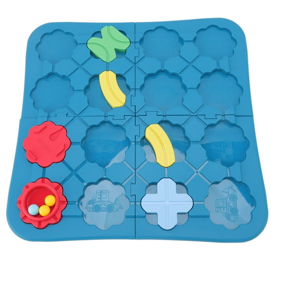 Logic Board Game, Develop Logic Skills 118 Challenges Motor Track Maze Game For 3+ Years Old For Parent Child Interaction