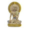 thumbnail image 3 of Bewildely Estatua de Buda tailandés, artesanías de piedra arenisca, piedra arenisca de resina, Yoga, meditación, escultura ZEN, decoración del hogar Almacenamiento y organización del hogar Bewildely HA022916-00, 3 of 6