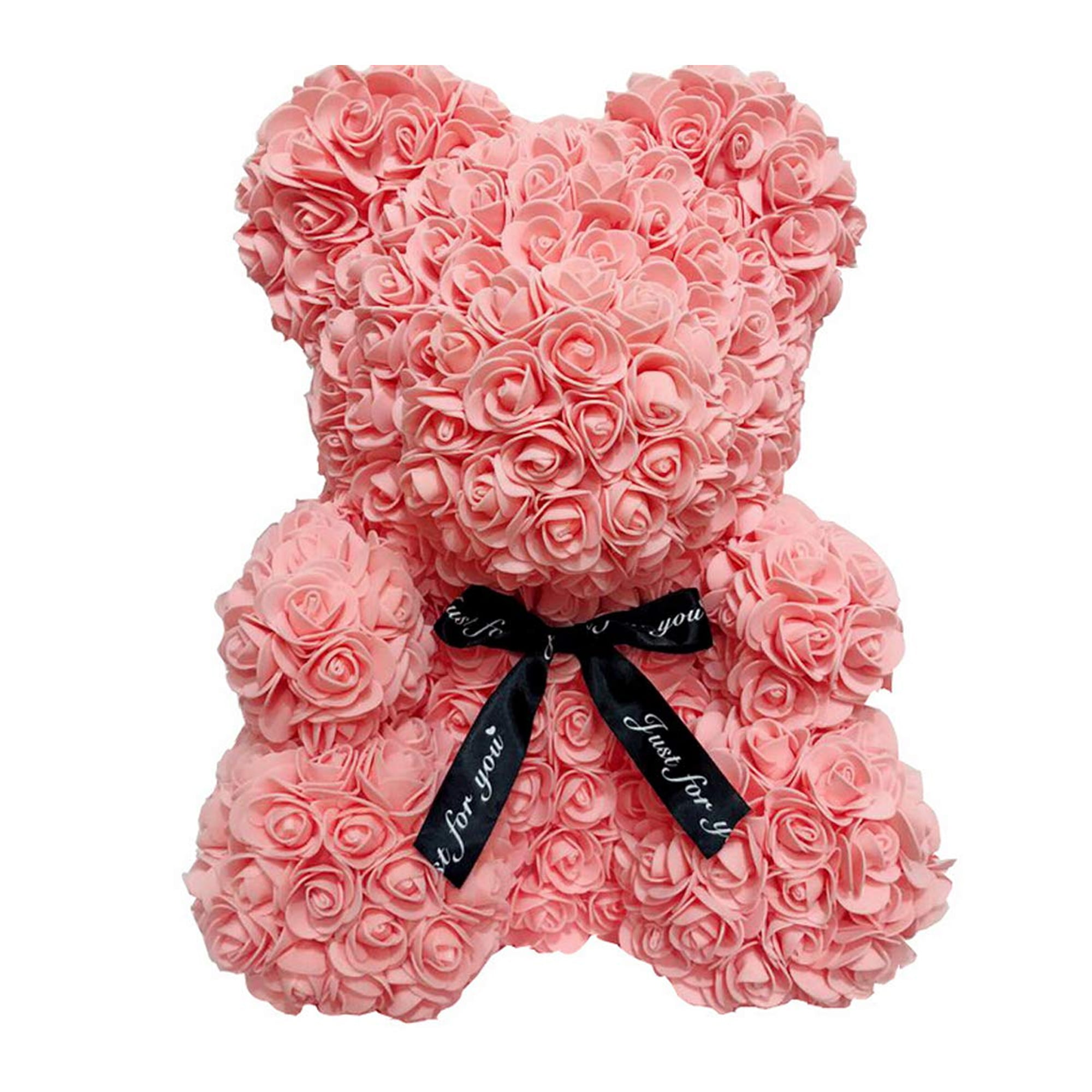 25cm Rose Bear Bear with Ribbon Valentine Birthday Anniversary Wedding Gifts US 