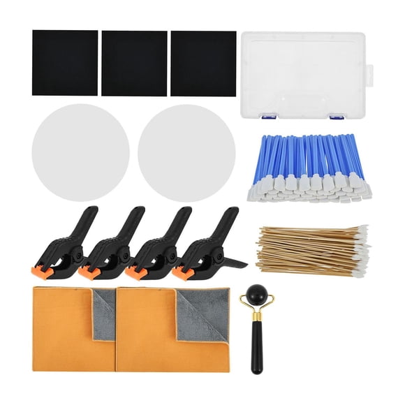 Kit de alisado para el cuidado de los pies,Kit de limpieza y mantenimiento para el cuidado de tarjetas coleccionables,Kit de limpieza y cuidado,accesorios,pulido y restauración,Abrazaderas