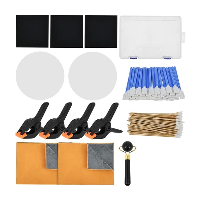 Kit de alisado para el cuidado de los pies,Kit de limpieza y mantenimiento para el cuidado de tarjetas coleccionables,Kit de limpieza y cuidado,accesorios,pulido y restauración,Abrazaderas