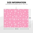thumbnail image 2 of Fuzoiu Snowflake pink backgrounds Print Absorbent, Reversible Microfiber Dish Drying Mat for Kitchen, Dish Drying Pad for Dishes, Utensils, Pots and Pans, Extra Large 18 Inch x 24 Inch, 2 of 7