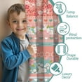 thumbnail image 3 of Blackout Kids Curtains,Boho Bohemia Pioneer Flower Childrens Insulated Curtains Set Of 2,Bedroom Essentials,Toddler Room Decor 52"x63"(132x160cm), 3 of 4