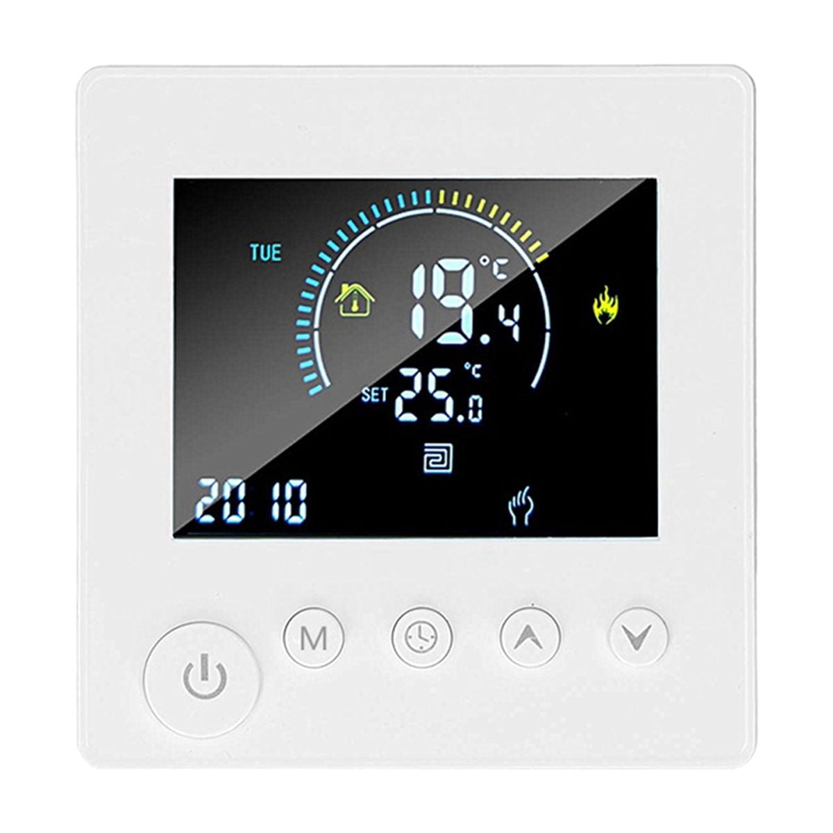 TUYA Thermostat Temperature Controller Water Electric Floor Heating TRV 3A Digital LCD Display Wall Mounted