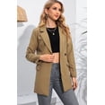 thumbnail image 4 of KRE Prime Women Lapel Neck Long Sleeve Blazer with Pockets, 4 of 10