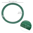 thumbnail image 2 of Coussin de Sécurité Rond pour Trampoline de 8 Pi - Housse de Remplacement en Mousse EPE Vert Foncé pour Gym Extérieur et Jeu de Rebond - Diamètre de 96 Pouces, Durable et Résistant aux Intempéries, 2 of 7