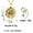 Necklace+Ring, variant on Locket Necklace for Women, Silver Gold Plated Personalized Memorial Gifts, Jewelry for Loved Ones, Birthday Valentine's Day Keepsake, Versatile Styles Available