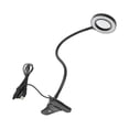 thumbnail image 4 of Magnifying Lamp LED Light 3X Gooseneck with USB Cable Adjustable Brightness for Reading Working, 4 of 5